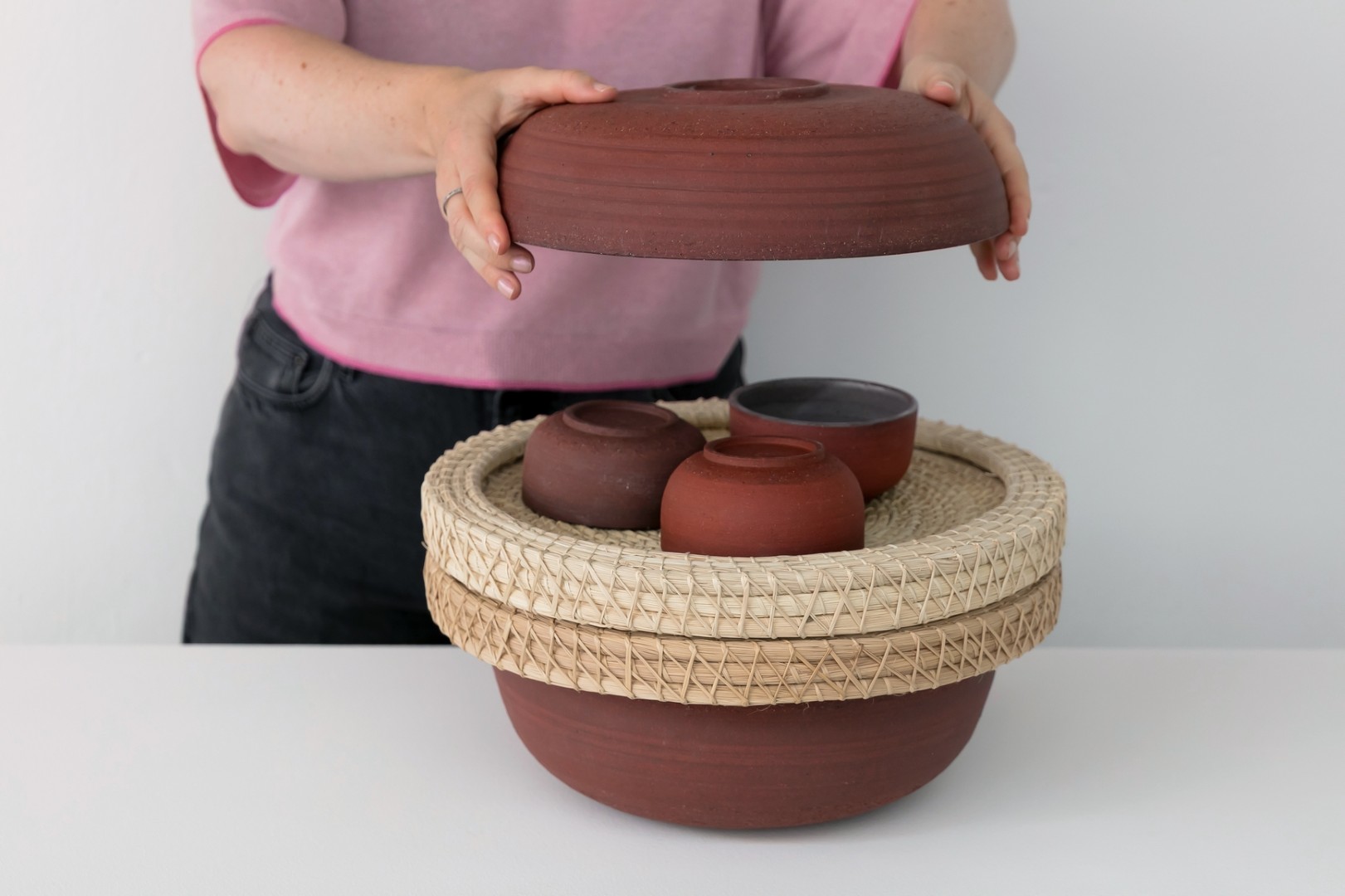 Service Vaisselle sculpure, 12 pièces - Modèle Almaï – Image 13